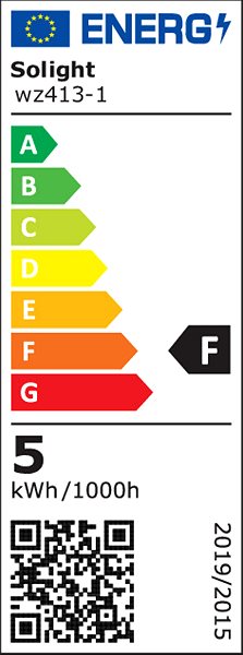 LED Bulb Solight, 5W, LED, E14, 3000K Energy label