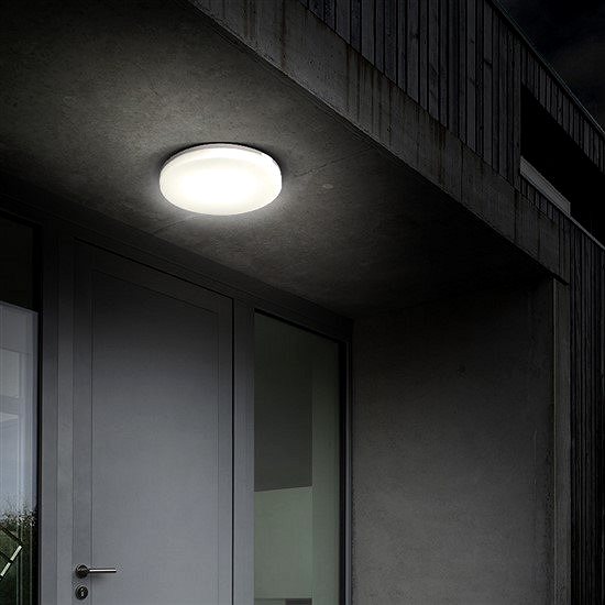 Deckenleuchte Solight LED Außenbeleuchtung - montiert - rund Lifestyle