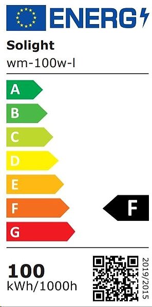 LED Reflector LED Spotlight PRO, 100W Energy label