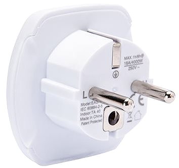 Utazó adapter Solight Europe külföldiek számára, Cseh Köztársaságban, E/F típus ...