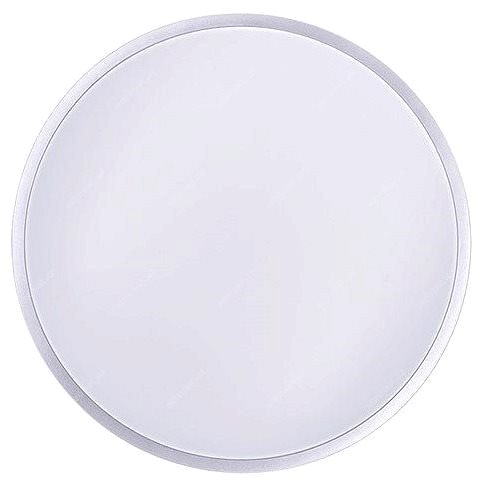 Ceiling Light Solight LED Ceiling Light, Silver, Round, 24W, 1800lm, Dimmable, Remote Control Screen