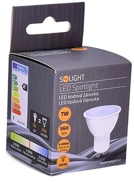 LED izzó LED izzó, bordó, 7W, GU10, 4000K, 560lm, fehér Csomagolás/doboz
