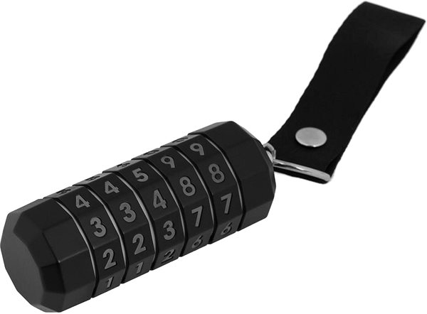 USB kľúč Indivo LokenToken 64 GB Micro USB, čierny Bočný pohľad
