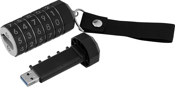 USB kľúč Indivo LokenToken 32 GB USB-C, čierny Vlastnosti/technológia