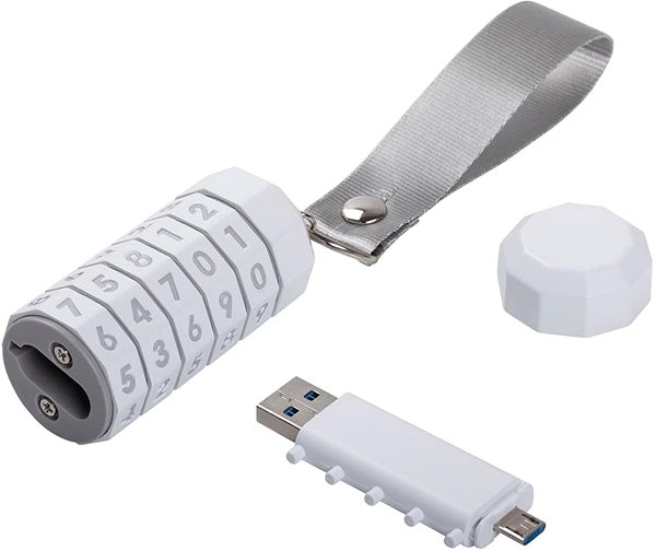 USB kľúč Indivo LokenToken 32 GB Micro USB, biely Obsah balenia