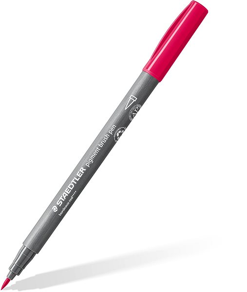 Filzstifte STAEDTLER 371 Brush Marker Basic, 12 Farben ...