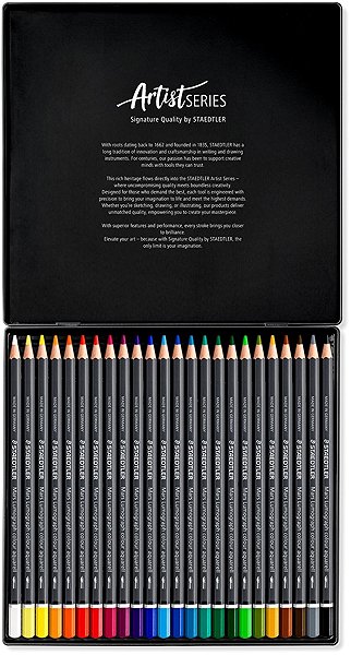Coloured Pencils STAEDTLER Mars Lumograph watercolour 24 colours ...