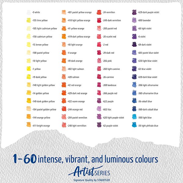 Coloured Pencils STAEDTLER Mars Lumograph watercolour 120 colours ...