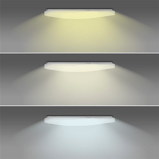 Stropné svietidlo Solight LED SMART WIFI stropné svetlo, 28 W, 1 960 lm, 3 000-6 000 K, štvorcové, 38 cm Vlastnosti/technológia