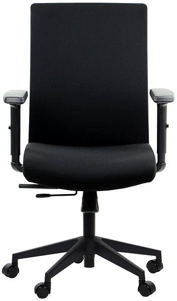 Office Chair Swivel chair with extended seat RIVERTON F/L, various colours, black-black ...