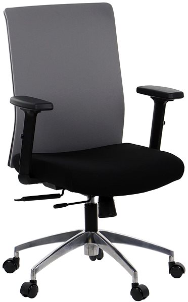 Office Chair Swivel chair with extended seat RIVERTON F/L/AL, various colours, black/grey ...