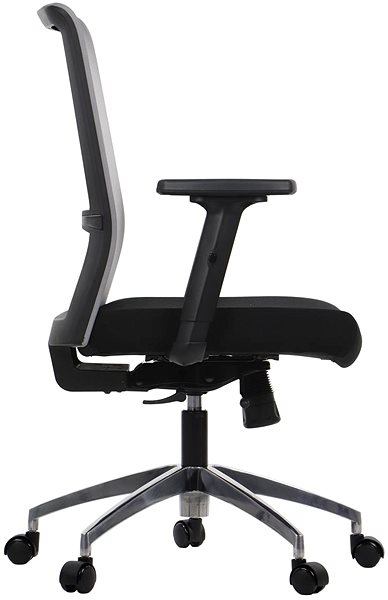Office Chair Swivel chair with extended seat RIVERTON F/L/AL, various colours, black/grey ...