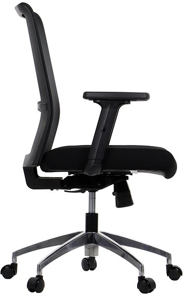 Office Chair Swivel chair with extended seat RIVERTON M/L/AL, various colours, black/black ...