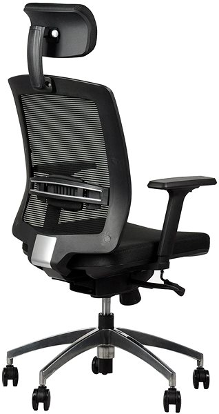 Office Chair Swivel chair with extended seat GN-301/ALU BLACK ...