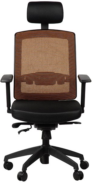 Office Chair Swivel chair with extended seat GN-301 ORANGE ...