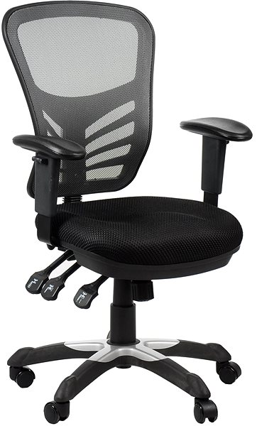Kancelárska stolička Otočná stolička HG-0001 GREY ...