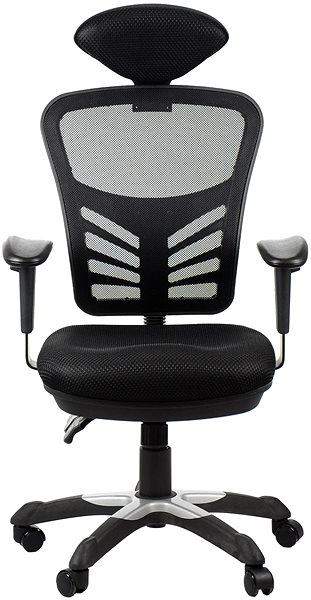 Kancelárska stolička Otočná stolička HG-0001H BLACK ...