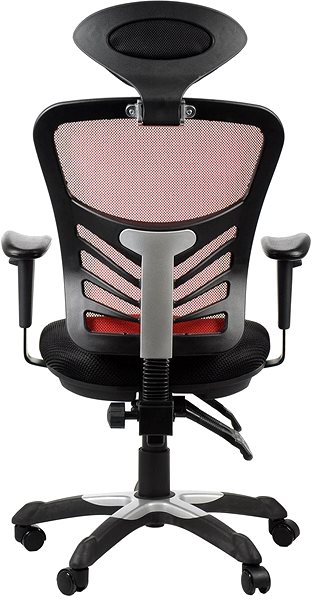 Kancelárska stolička Otočná stolička HG-0001H RED ...