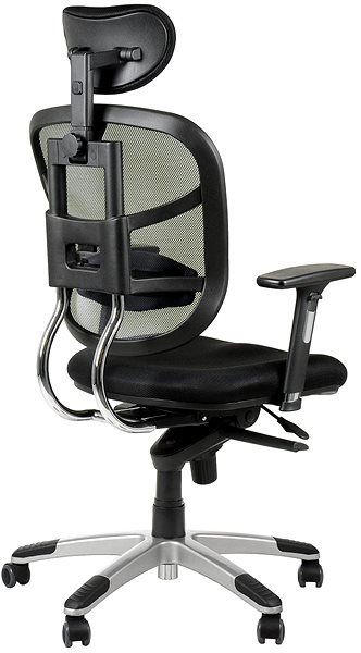 Kancelárska stolička Otočná stolička s predĺženým sedákom HN-5018 GREY ...