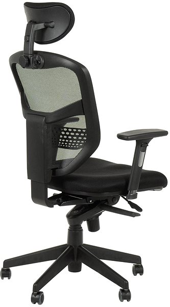 Kancelárska stolička Otočná stolička s predĺženým sedákom HN-5038 GREY ...
