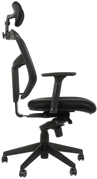 Kancelárska stolička Otočná stolička s predĺženým sedákom HN-5038 GREY ...