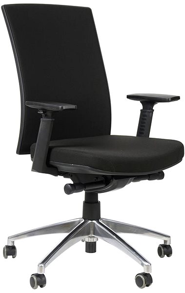 Office Chair Swivel chair with extended seat KB-8922B-S/ALU BLACK ...