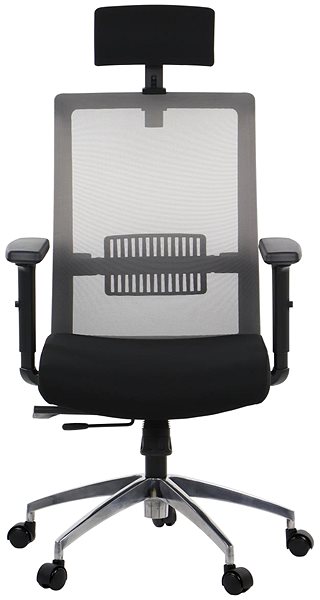 Office Chair Swivel chair with extended seat RIVERTON M/H/AL, various colours, black/grey ...