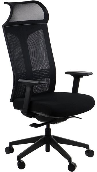 Office Chair Swivel chair with extended seat RYDER BLACK MECHANISMUS ...