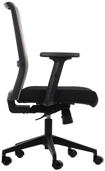 Office Chair Swivel chair with extended seat RIVERTON M/L, various colours, black-grey ...