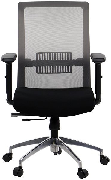 Office Chair Swivel chair with extended seat RIVERTON M/L/AL, various colours, black-grey ...