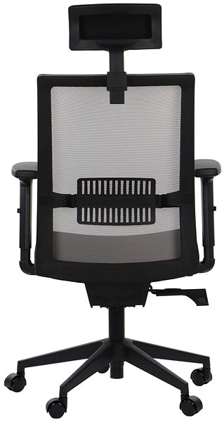 Office Chair Swivel chair with extended seat RIVERTON M/H, various colours, black/grey ...