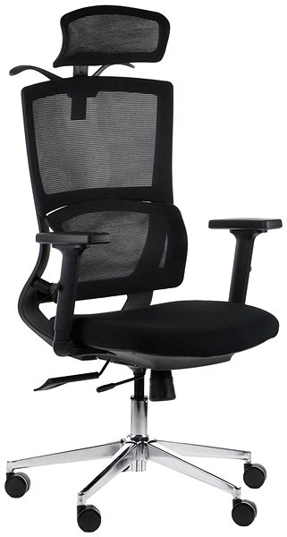Office Chair Swivel chair with extended seat TRENT BLACK ...