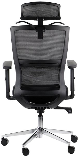 Office Chair Swivel chair with extended seat TRENT BLACK ...
