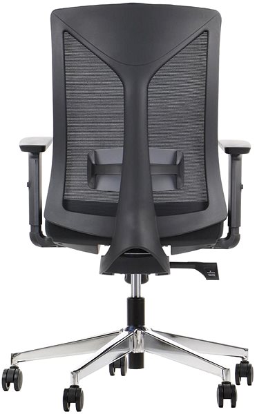 Office Chair PREMIUM HAGER swivel chair with black chrome base ...