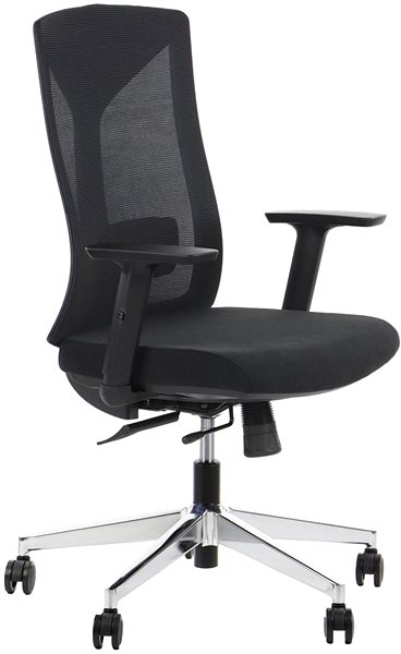 Office Chair PREMIUM HAGER swivel chair with black chrome base ...