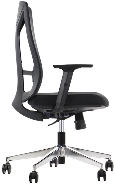 Office Chair PREMIUM HAGER swivel chair with black chrome base ...