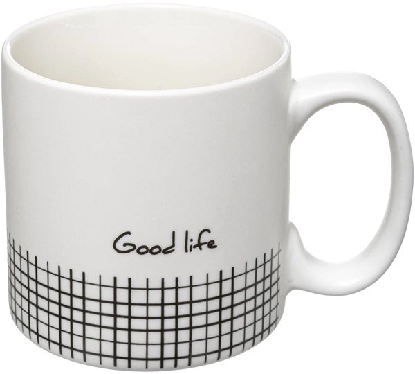 Set of cups Secret de Gourmet, Ceramic cups on stand LIFE, 240 ml, 4 pcs .