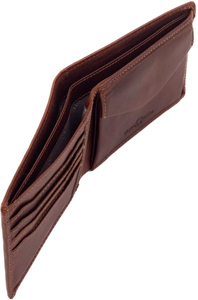 Peněženka SEGALI Pánská peněženka kožená 1036 hnědá ...