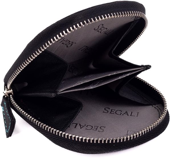 Peněženka SEGALI Mincovník kožený 363 černý ...