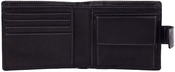 Peněženka SEGALI Pánská peněženka kožená 491 černá ...