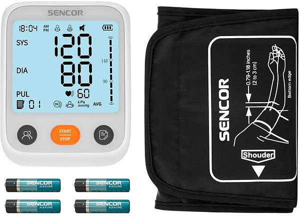 Vérnyomásmérő SENCOR SBP 1150WH ...