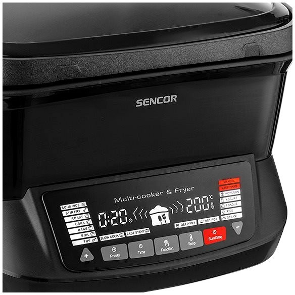 Deep Fryer SENCOR SFR 9300BK Features/technology