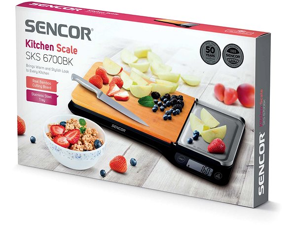 Kitchen Scale SENCOR SKS 6700BK Packaging/box