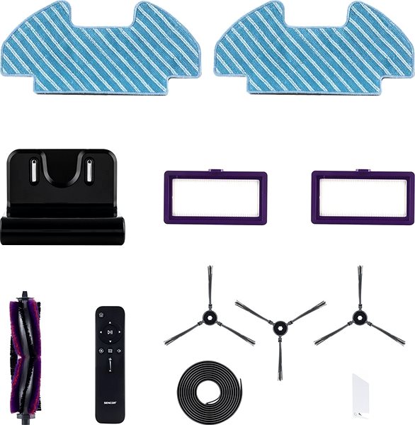 Robot Vacuum SENCOR SRV 8550BK Robotic Vacuum Cleaner 2in1 Active AllFloor CAMERA WiFi Accessory