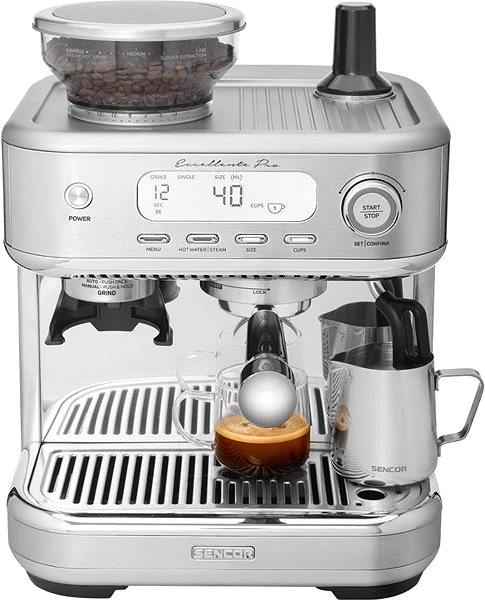 Pákový kávovar SENCOR SES 6050SS Espresso ...