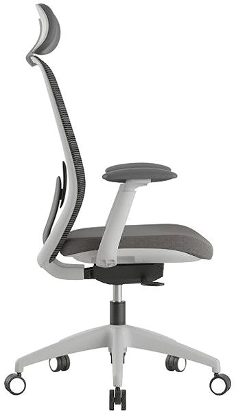 Office Chair Setulo Caeli with headrest, grey ...