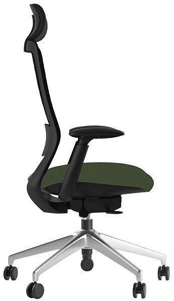 Office Chair Setulo Altarf with headrest, green ...