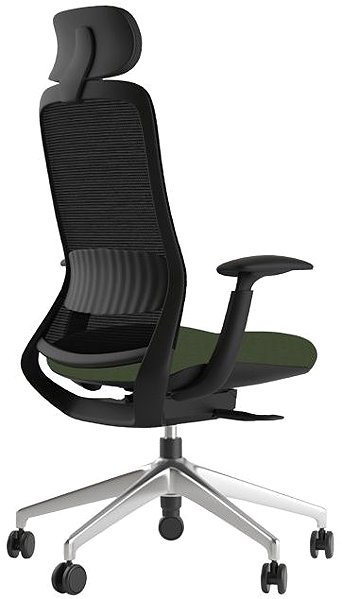 Office Chair Setulo Altarf with headrest, green ...