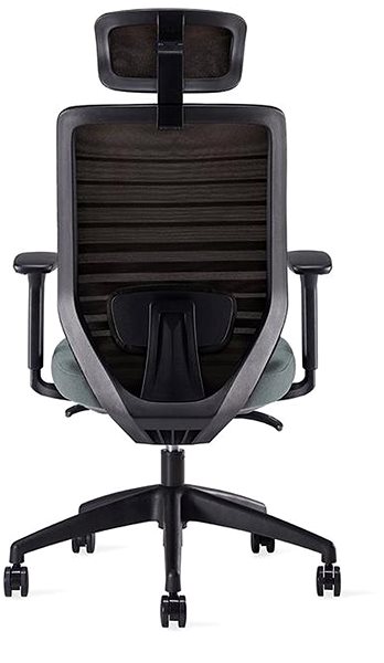 Office Chair Setulo Kuma with headrest grey ...