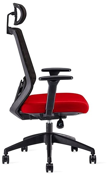 Office Chair Setulo Kuma with headrest red ...